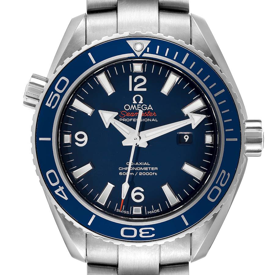 Omega Seamaster Planet Ocean 37.5mm Titanium Watch 232.90.38.20.03.001 Box Card SwissWatchExpo