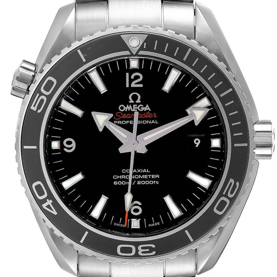 Omega Seamaster Planet Ocean 600M Mens Watch 232.30.46.21.01.001 Box Card + 2 Extra Links SwissWatchExpo