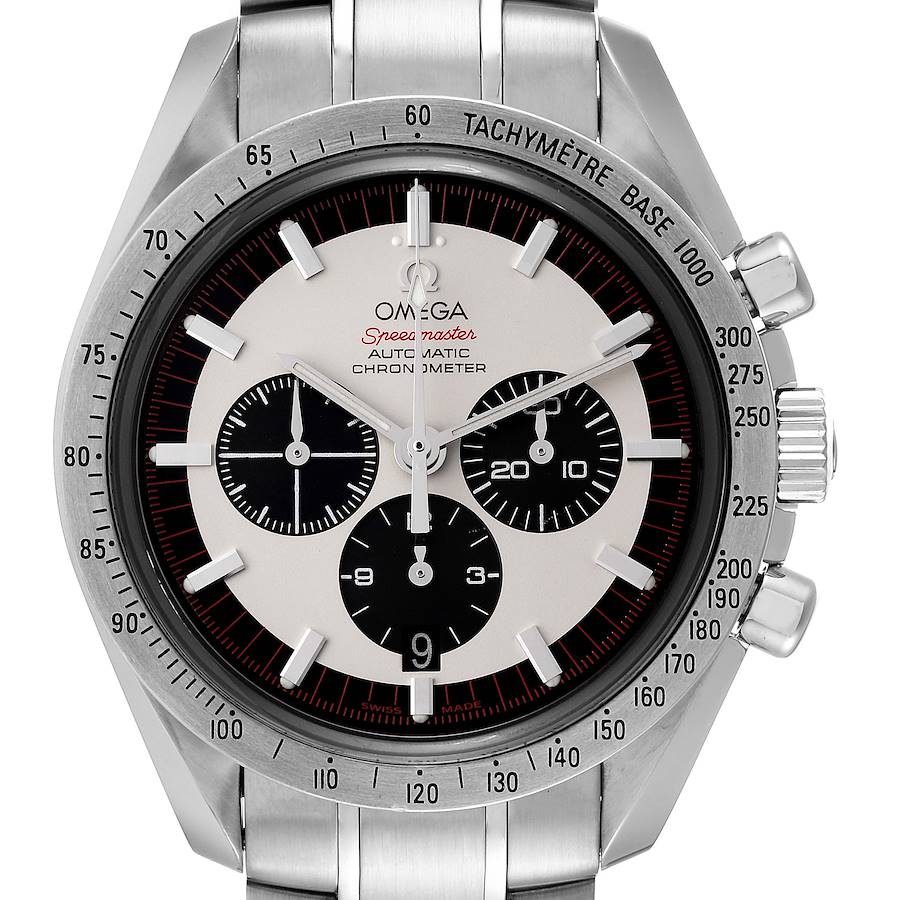 Omega Speedmaster Schumacher Limited Edition Steel Watch 3559.32.00 Box Card SwissWatchExpo