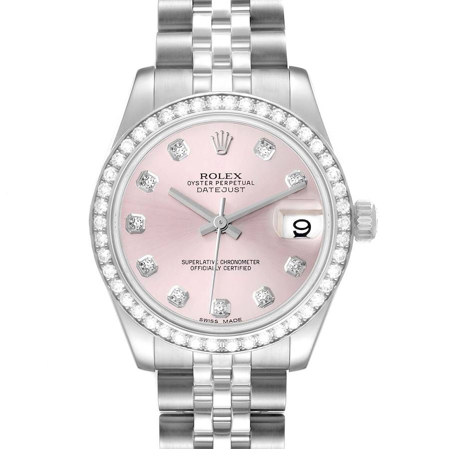 NOT FOR SALE Rolex Datejust Midsize 31 Steel White Gold Diamond Ladies Watch 178384 PARTIAL PAYMENT SwissWatchExpo