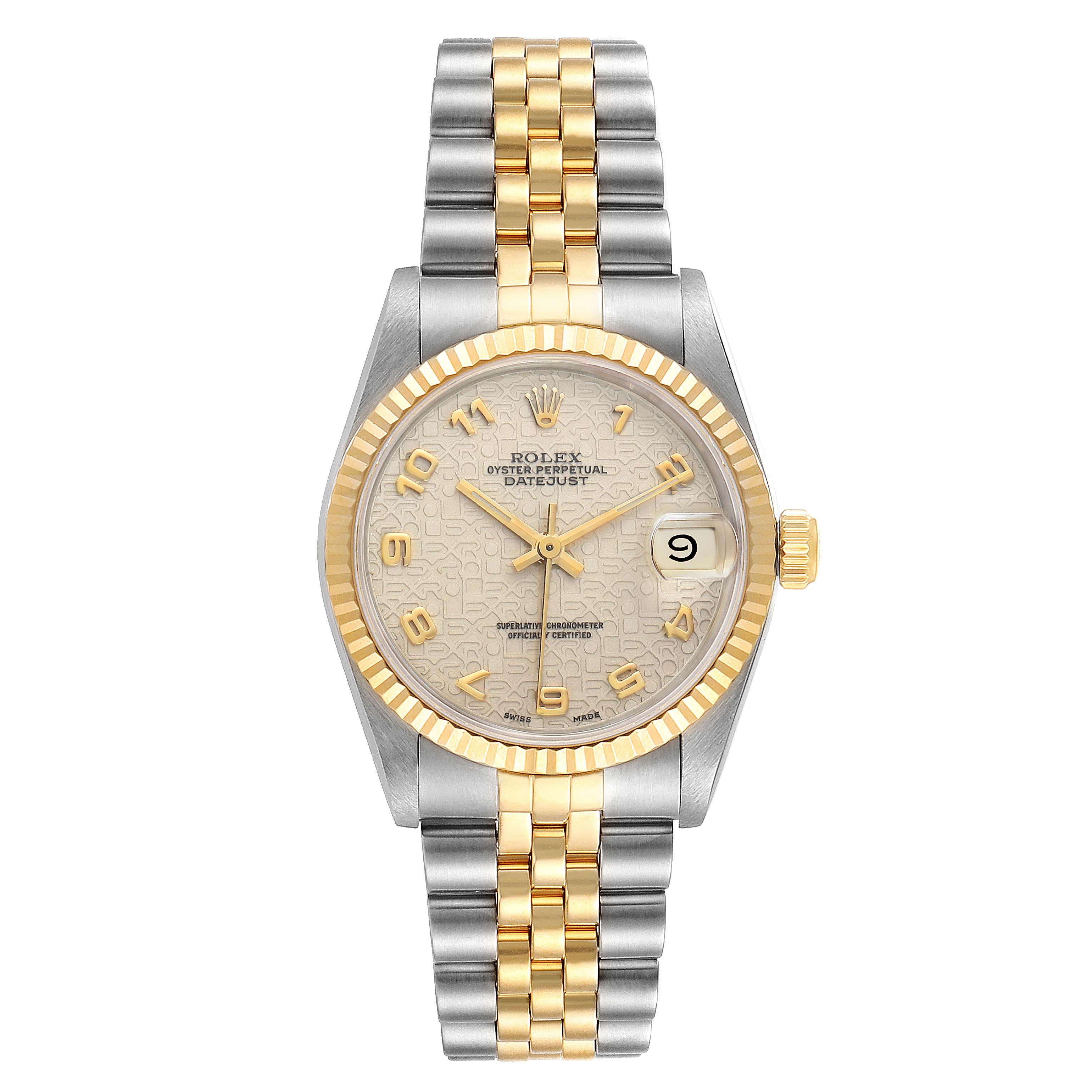 ROLEX DATEJUST 68273 3コマ Rolex Lady-Datejust 68273 31MM Mother of Pearl Dial With Two