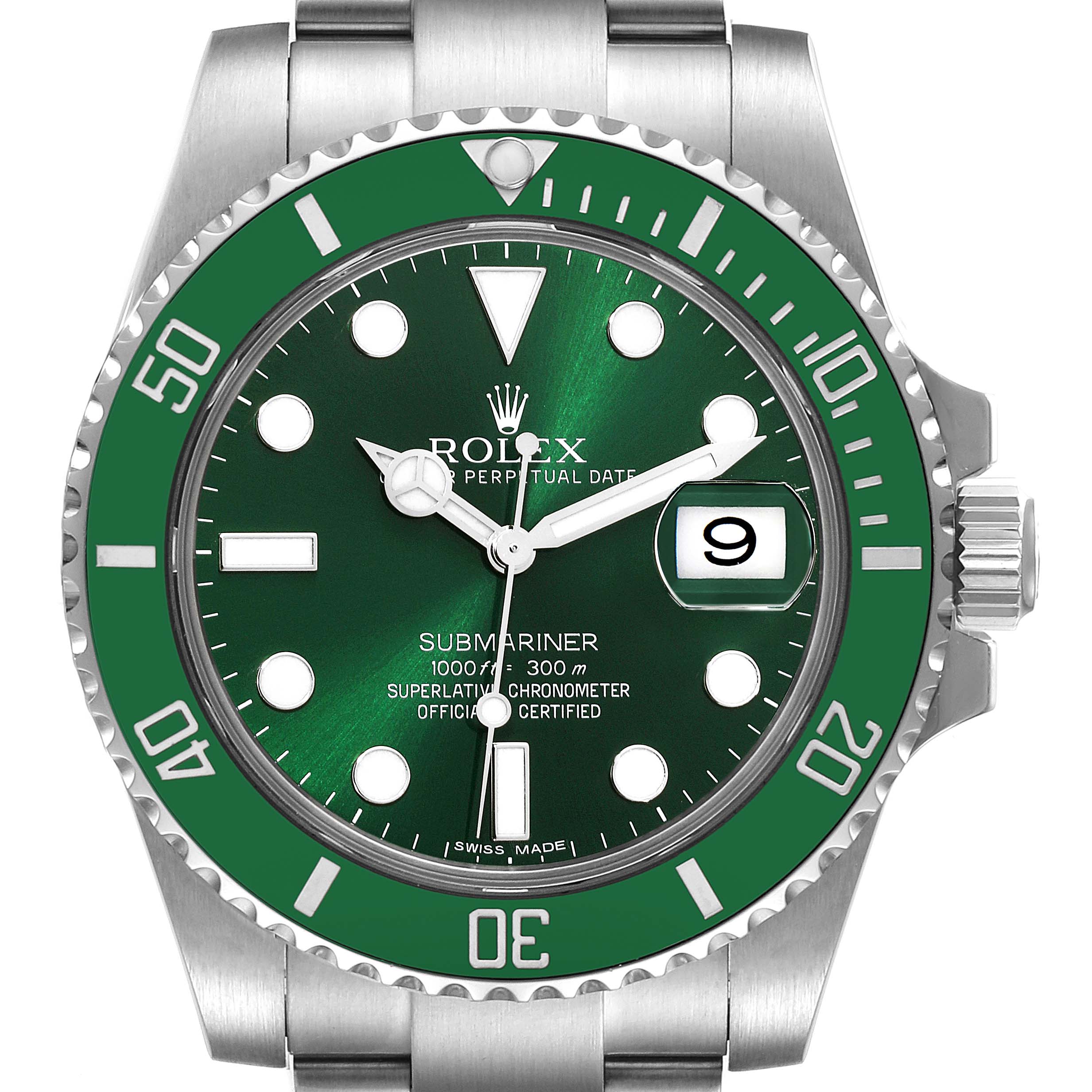 Rolex Submariner Date Watches, ref 116610LV, 116610LV - Hulk