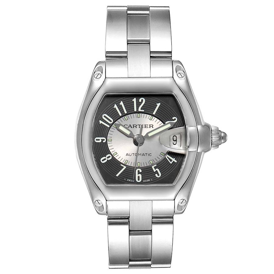 Cartier Roadster Gray Silver Tuxedo 