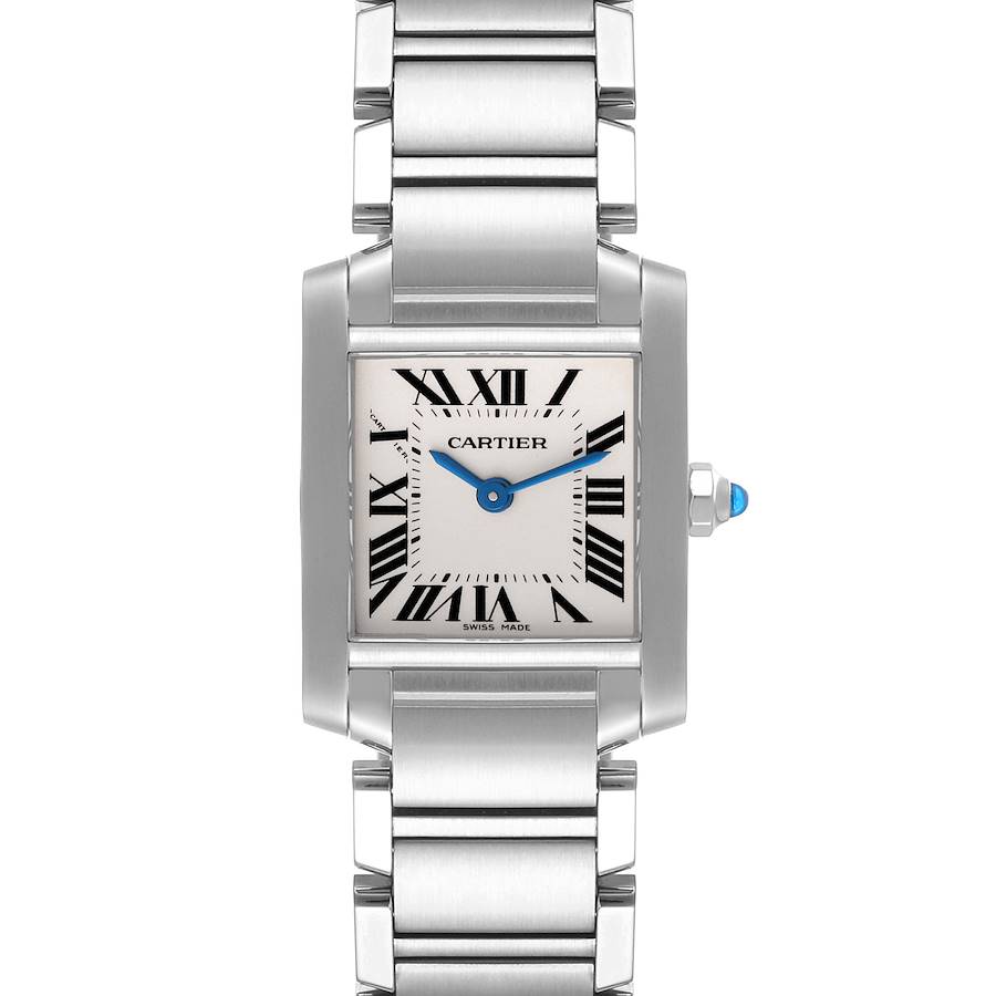 Cartier Tank Francaise Small Steel Ladies Watch W51008Q3 + 2 extra links SwissWatchExpo