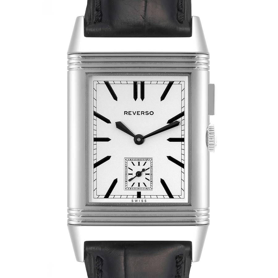 Jaeger LeCoultre Reverso Duo Day Night Steel Watch 278.8.54 Q3788570 Box Papers SwissWatchExpo