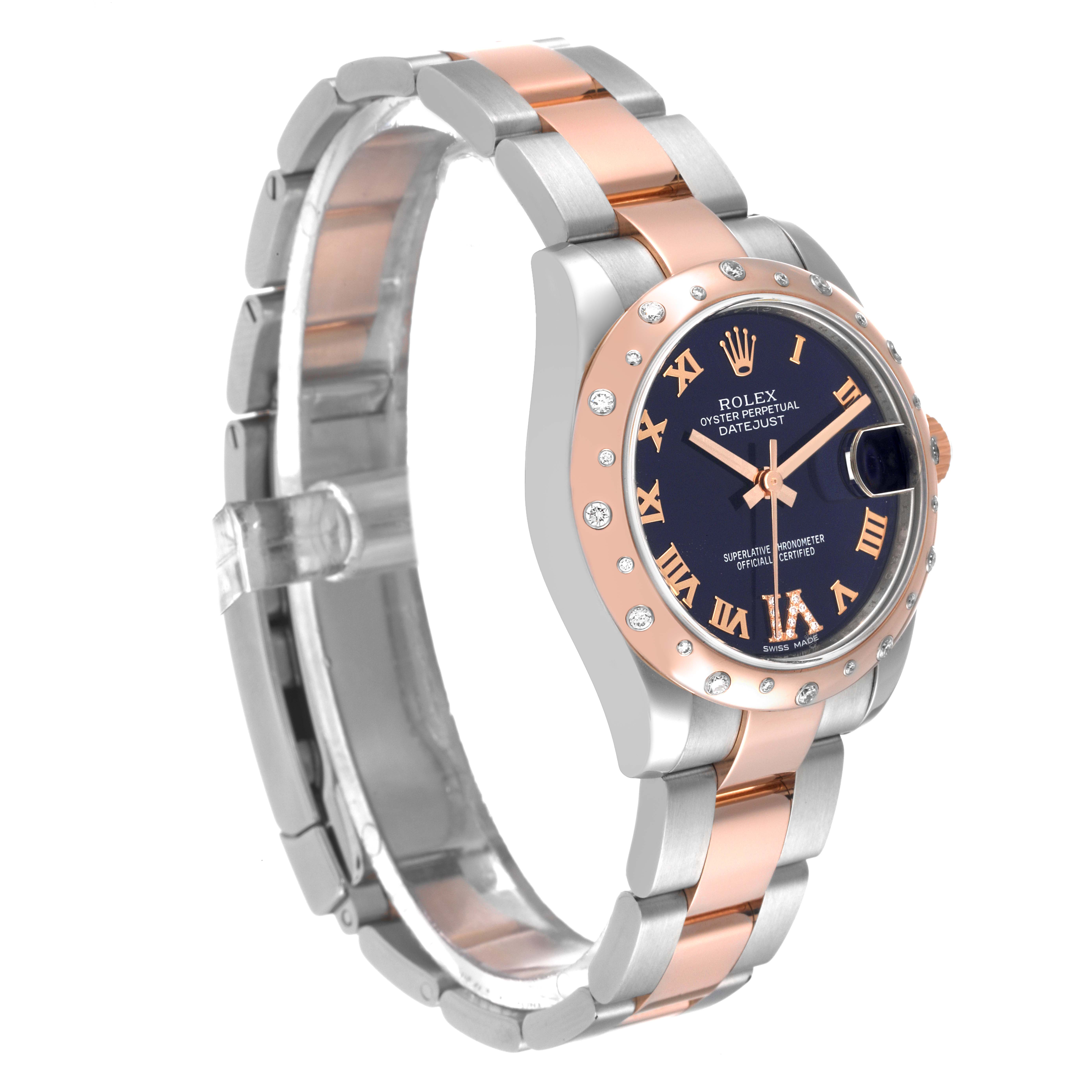 Supreme - mii Rolex Datejust 178341 31mm Chocolate Roman Diamond-Set VI