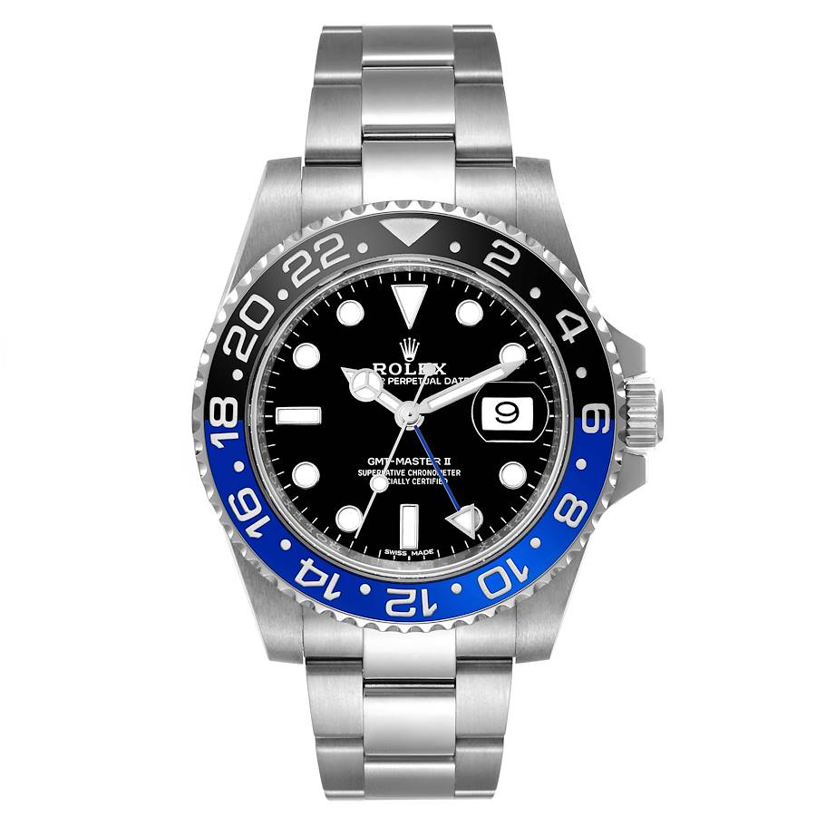 Rolex gmt master blue on sale black