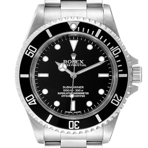 Photo of NOT FOR SALE Rolex Submariner 40mm Non-Date 4 Liner Steel Steel Watch 14060 Box Card PARTIAL PAYMENT