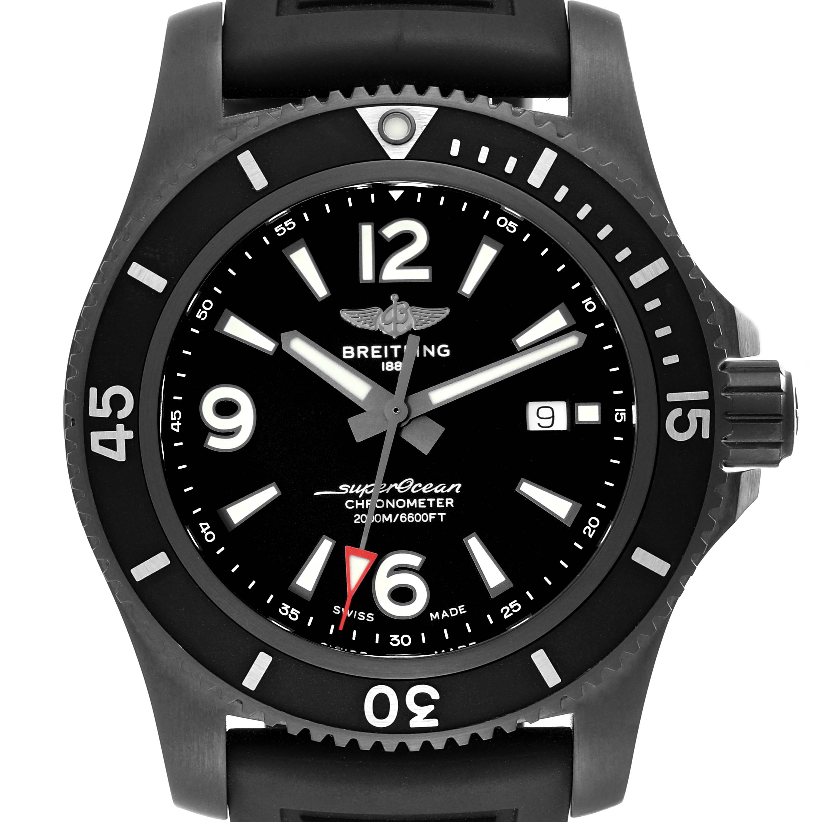 BREITLING 航空時計 ブラックラバー Breitling Superocean Stainless Steel M17368B71B1S2 | Stock