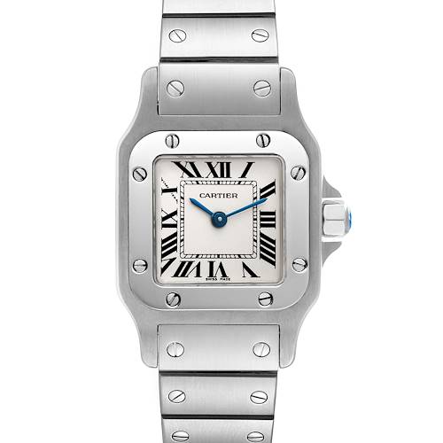 Photo of Cartier Santos Galbee Small Silver Dial Steel Ladies Watch W20056D6