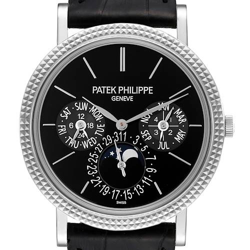 Photo of Patek Philippe Grand Complications Perpetual Calendar White Gold Mens Watch 5139G