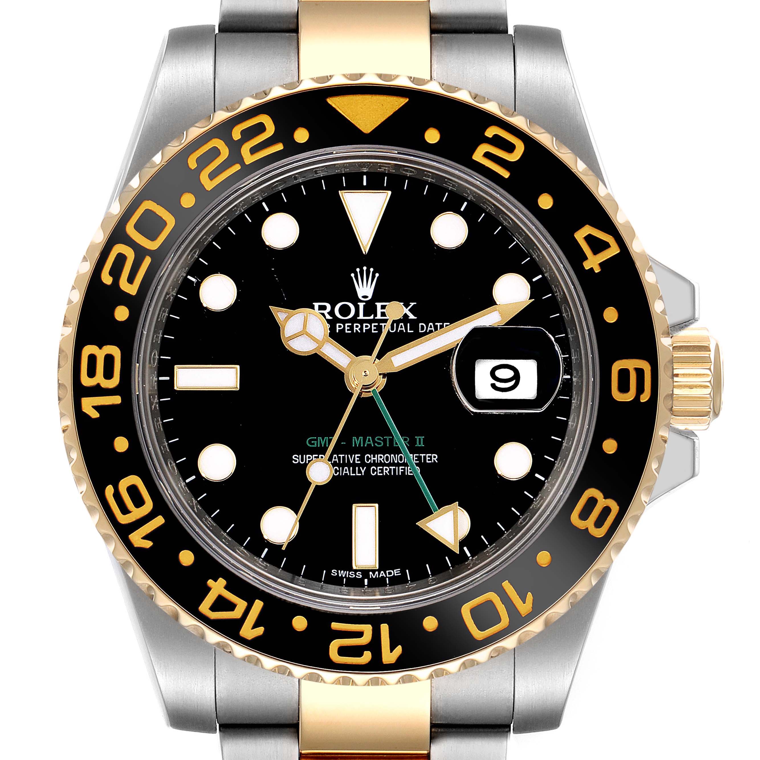 Rolex GMT-Master Steel and Gold (two tone) 116713 Stock 41683