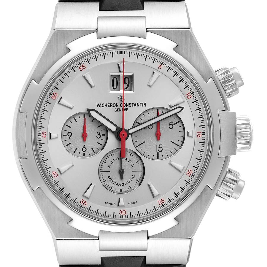 Vacheron Constantin Overseas Steel Chronograph Mens Watch 49150 SwissWatchExpo