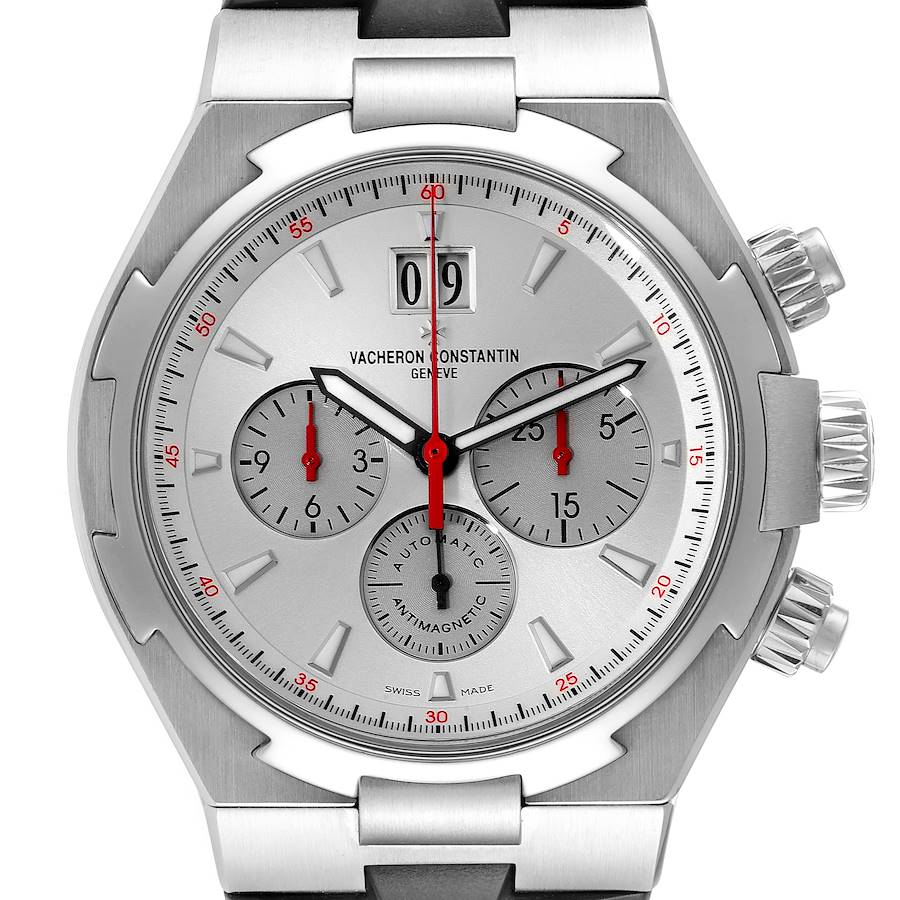 Vacheron Constantin Overseas Steel Chronograph Mens Watch 49150 SwissWatchExpo