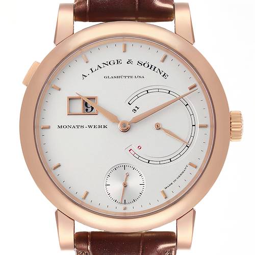 Photo of A. Lange & Söhne Lange 31 Rose Gold Silver Dial Mens Watch 130.032F