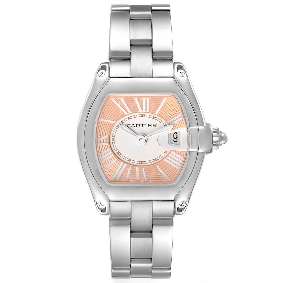 Cartier roadster pink ladies watch hotsell