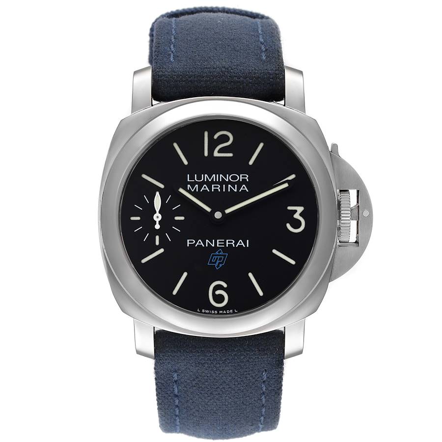 Panerai Luminor Marina Logo 44mm Steel Mens Watch PAM00777 Box