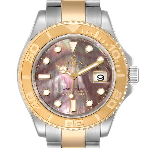 Photo of Rolex Yachtmaster 40 Steel Yellow Gold MOP Mens Watch 16623
