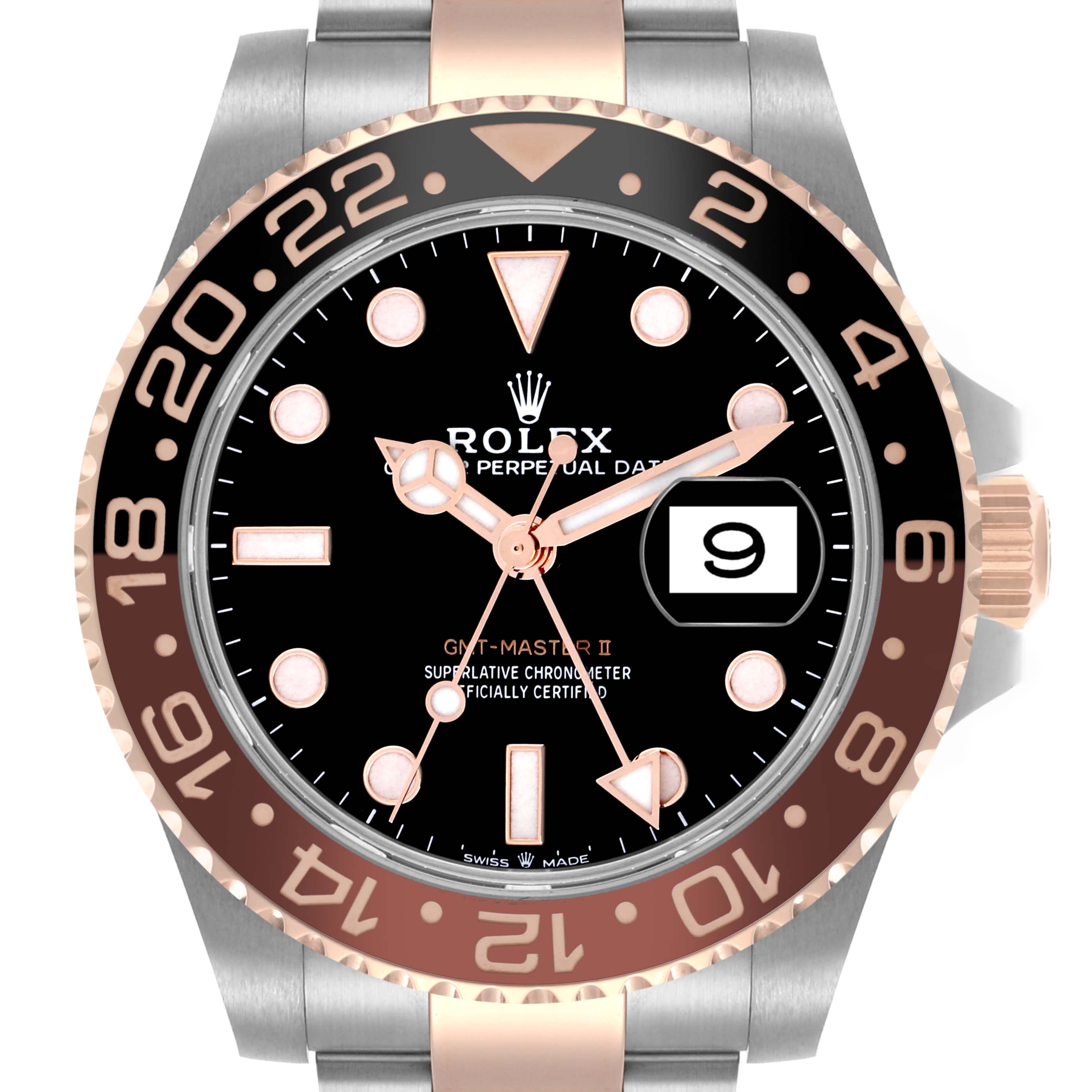 Rolex GMT-Master Steel and Gold (two tone) 126711CHNR Stock