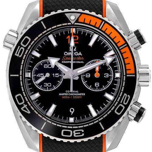 Photo of Omega Planet Ocean Chronograph Steel Mens Watch 215.32.46.51.01.001 Box Card