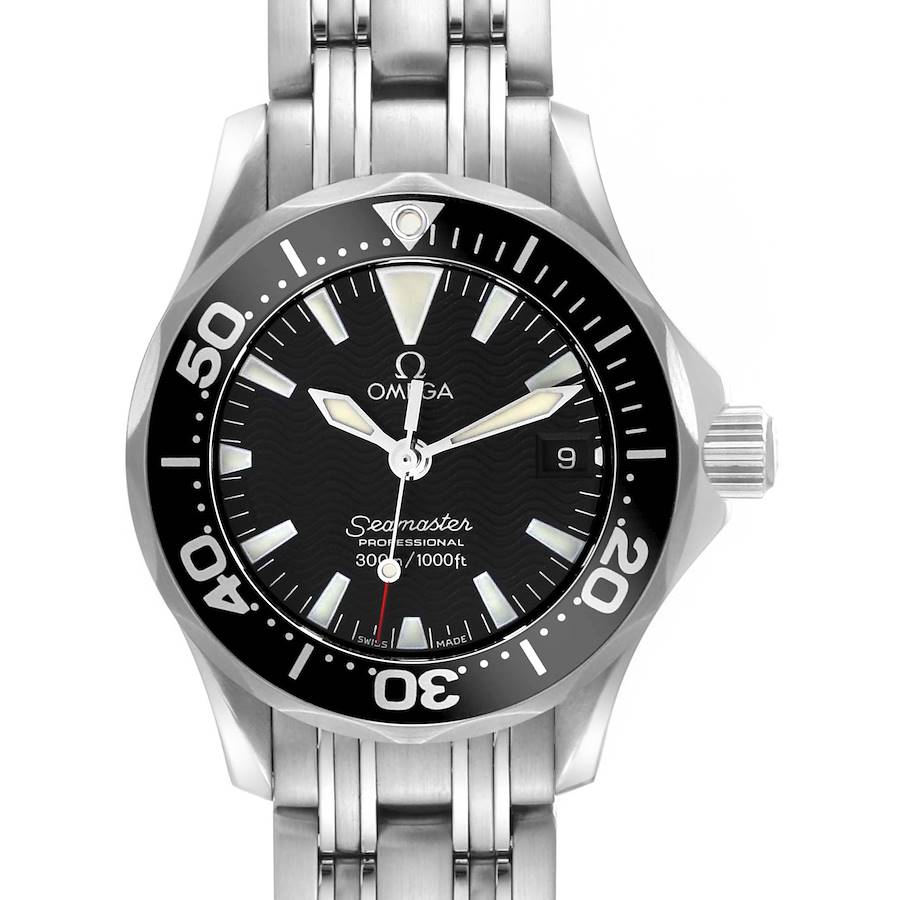 Omega Seamaster Diver 300M Quartz 28mm Steel Ladies Watch 2282.50.00 Card SwissWatchExpo