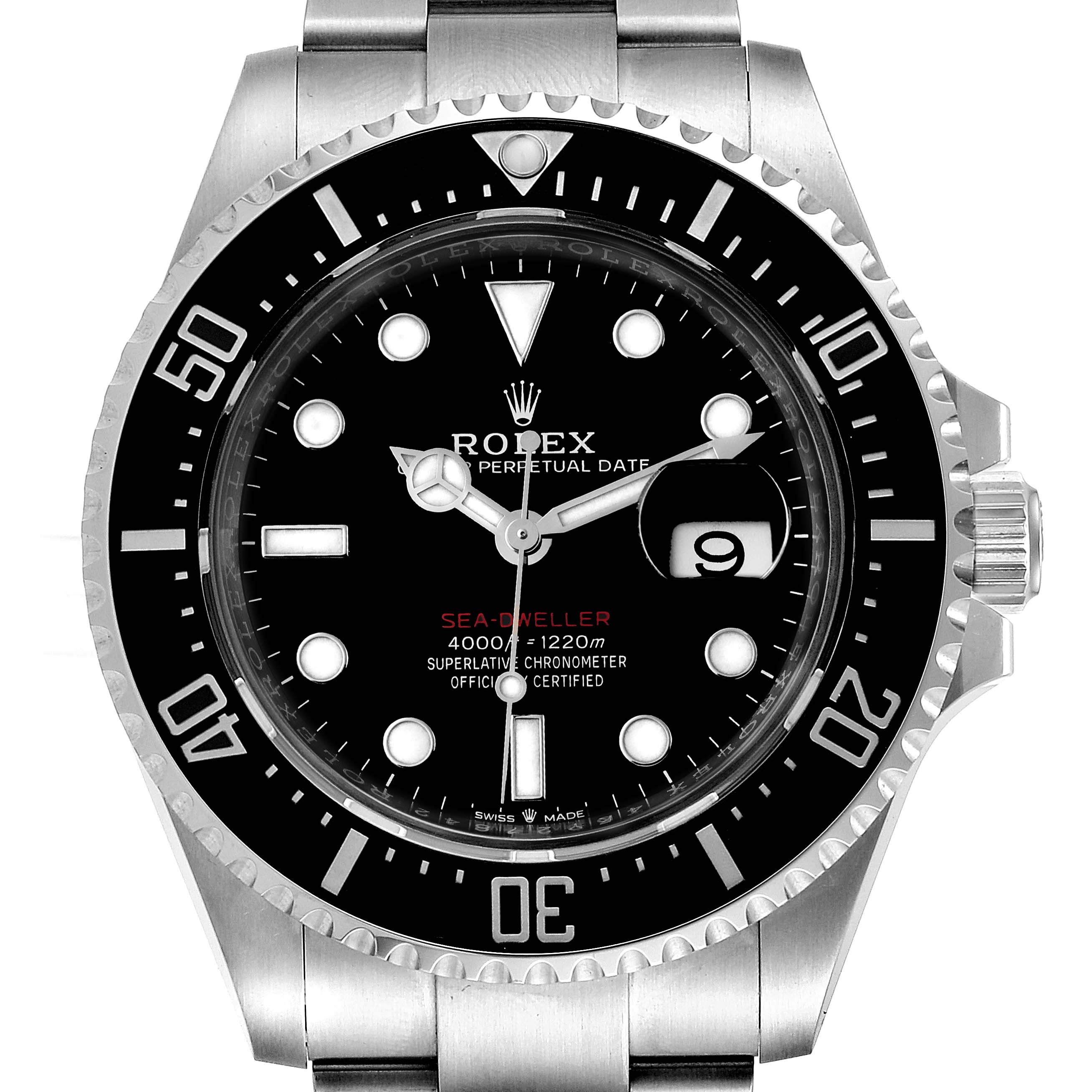 Rolex Seadweller 43mm 50th Anniversary Steel Mens Watch 126600 Box Card ...