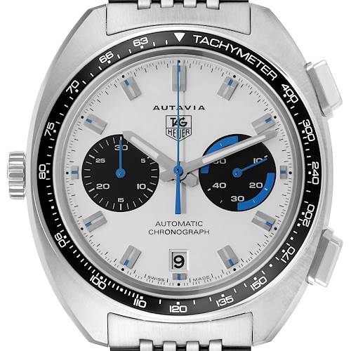 Photo of Tag Heuer Autavia Automatic Chronograph Steel Mens Watch CY2110