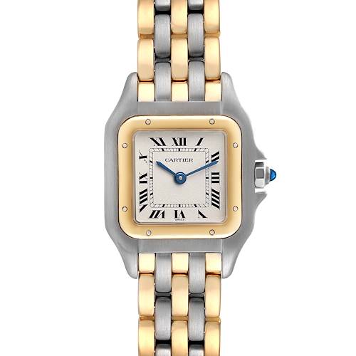 Photo of Cartier Panthere Steel Yellow Gold Three Row Ladies Watch W25029B6