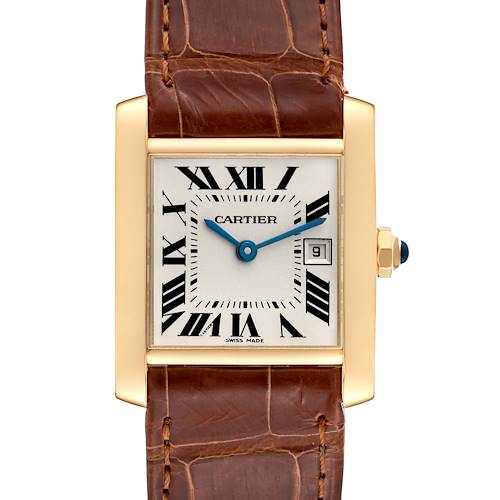 Photo of Cartier Tank Francaise Midsize Yellow Gold Ladies Watch W5001456