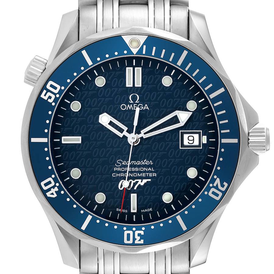 Omega Seamaster 40 Years James Bond Limited Edition Steel Mens Watch 2537.80.00 Box Card SwissWatchExpo