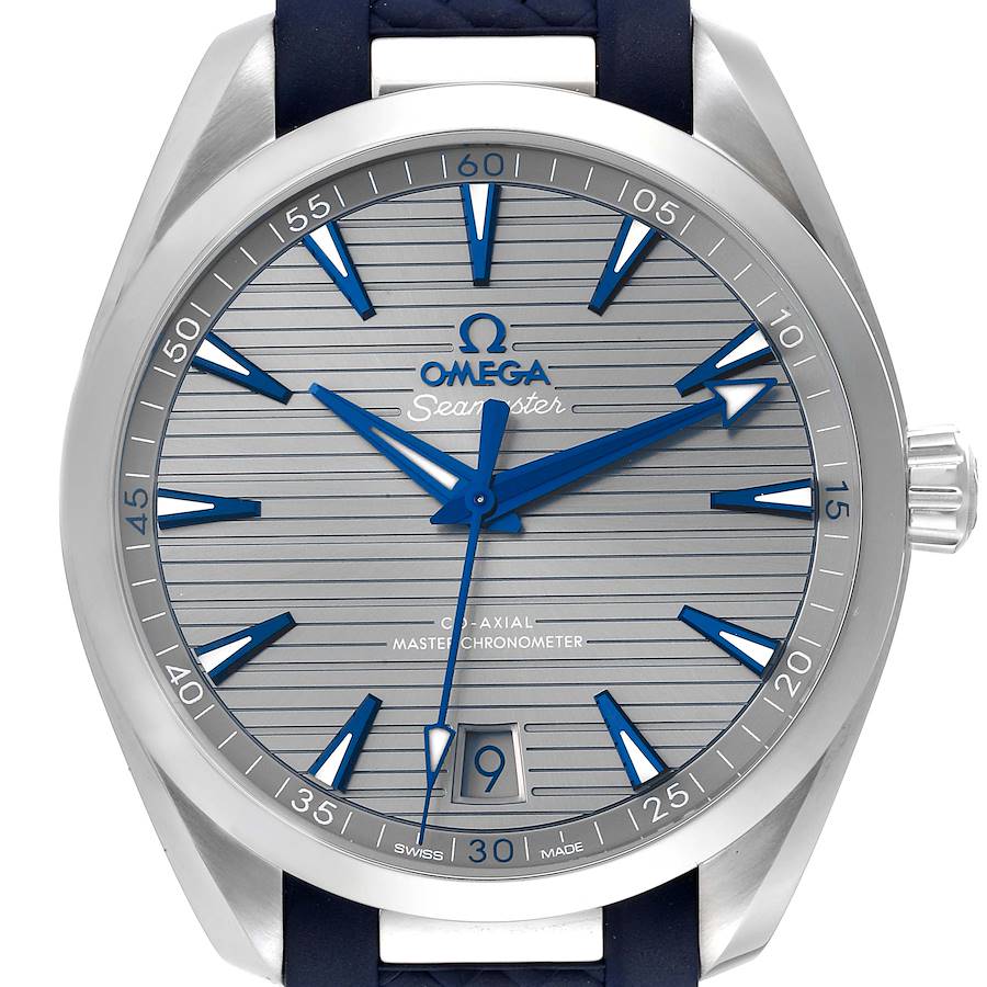 Omega Seamaster Aqua Terra Grey Dial Mens Watch 220.12.41.21.06.001 Box Card SwissWatchExpo