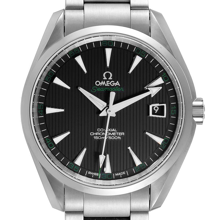 Omega Seamaster Aqua Terra Green Hand Steel Mens Watch 231.10.42.21.01.001 Unworn SwissWatchExpo