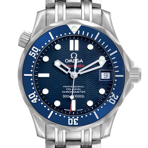 Photo of Omega Seamaster Midsize 36 Steel Blue Dial Mens Watch 2222.80.00