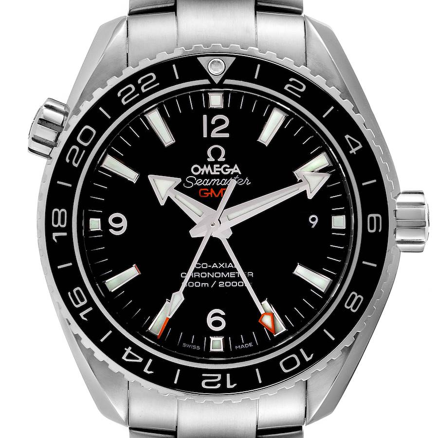 Omega Seamaster Planet Ocean GMT Watch 232.30.44.22.01.001 Box Card SwissWatchExpo