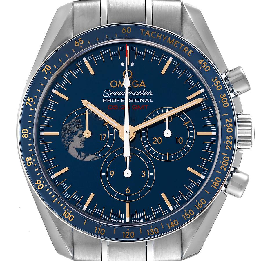Omega Speedmaster Moonwatch Apollo 17 LE Mens Watch 311.30.42.30.03.001 Box Card SwissWatchExpo