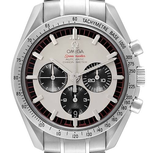 Photo of Omega Speedmaster Schumacher Limited Edition Steel Mens Watch 3559.32.00 Box Card