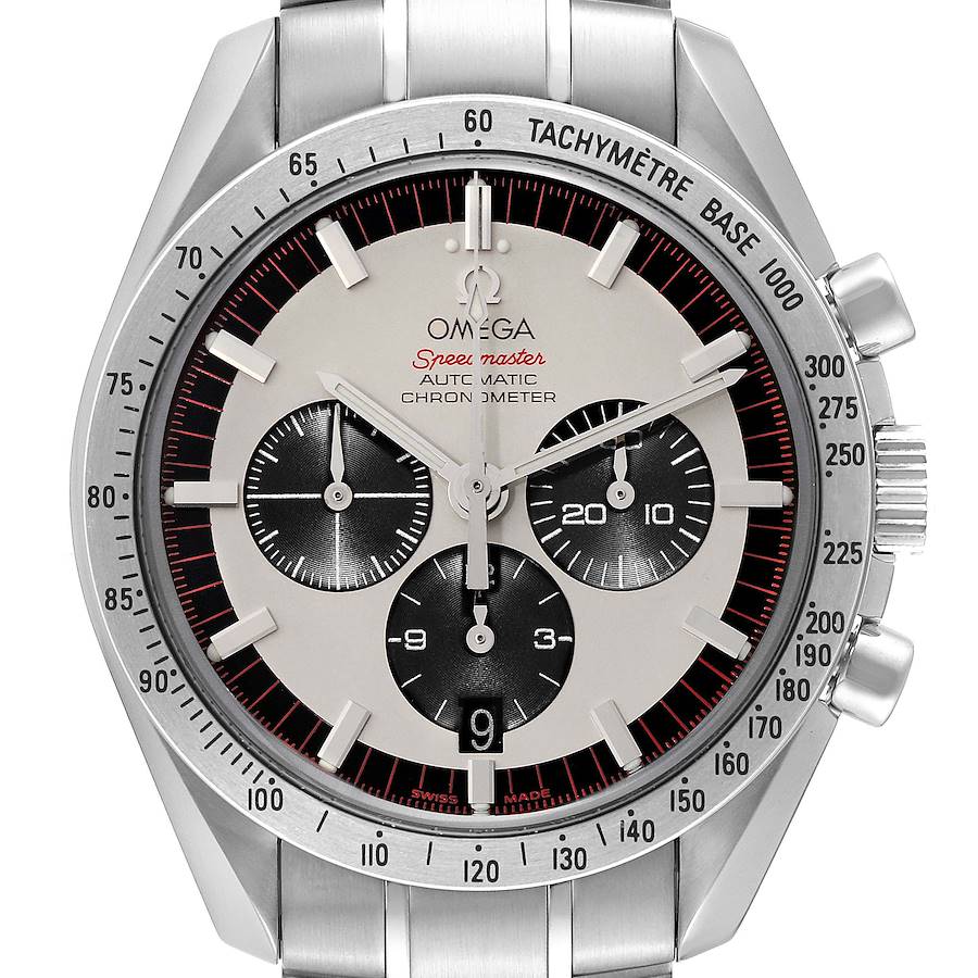Omega Speedmaster Schumacher Limited Edition Steel Mens Watch 3559.32.00 Box Card SwissWatchExpo