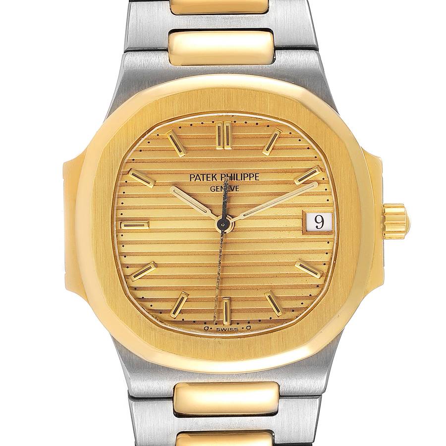 Patek Philippe Nautilus 32mm Steel Yellow Gold Ladies Watch 3900 SwissWatchExpo