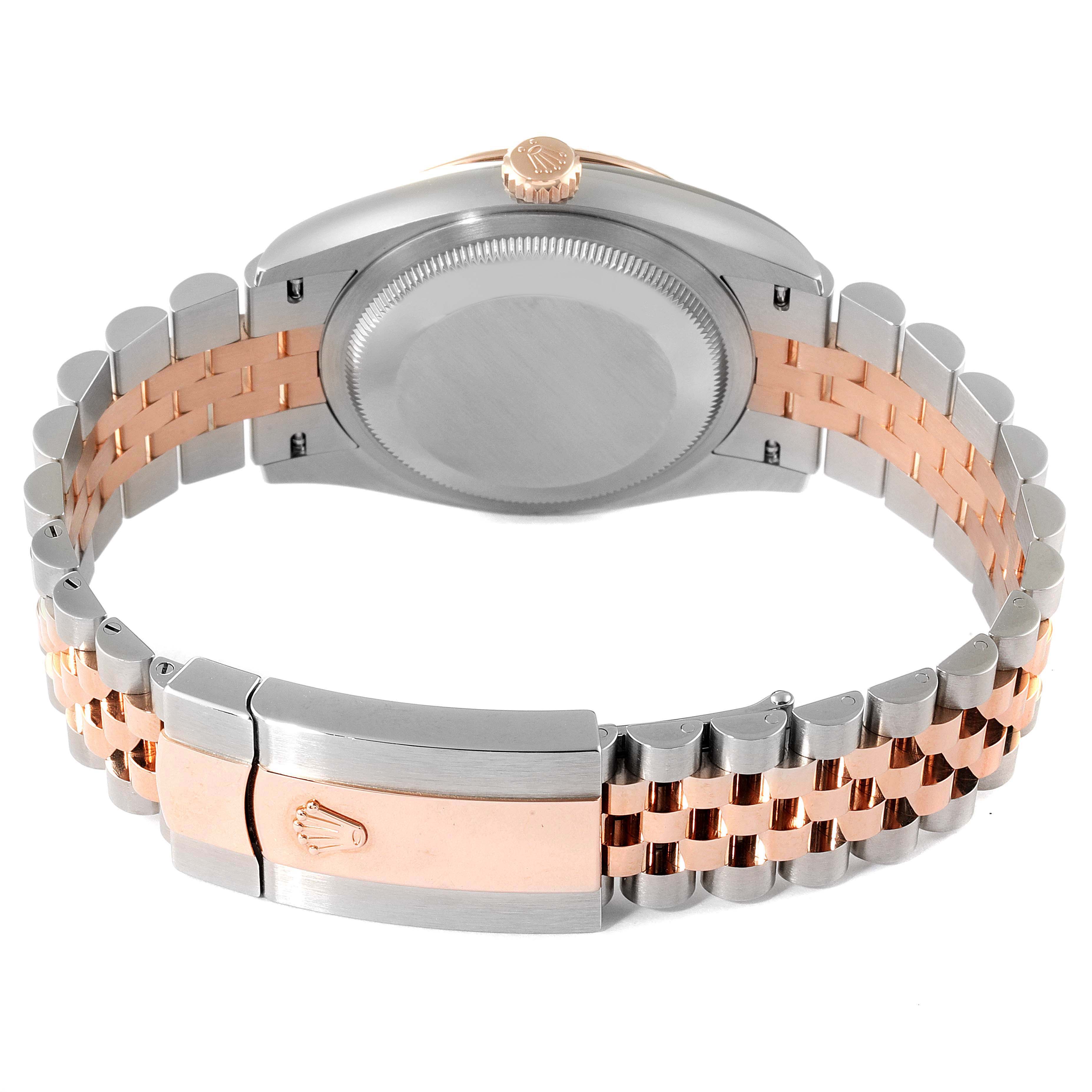Rolex Datejust 36 Wimbledon Dial Steel EverRose Gold Watch 126231 ...