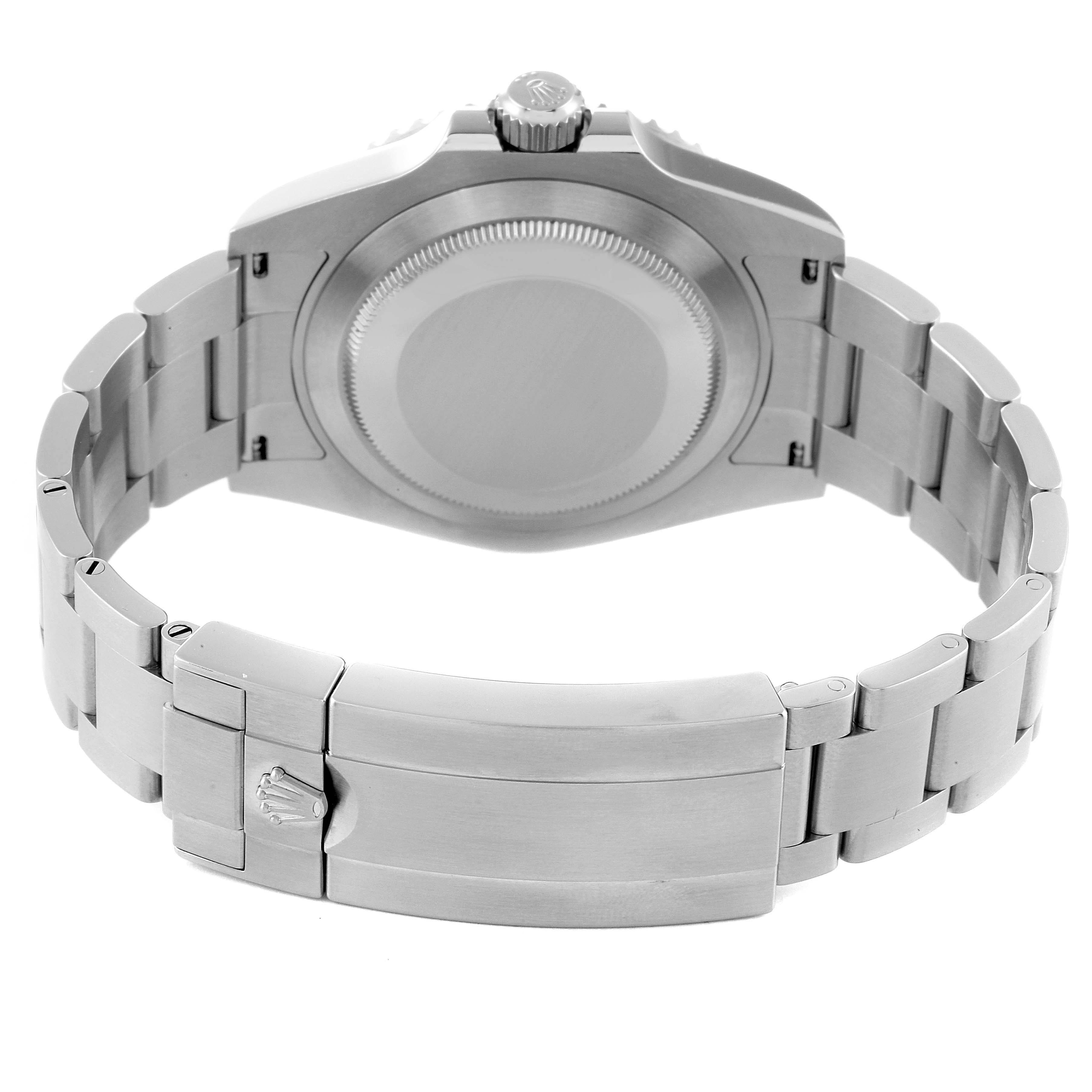 This image shows the back view and bracelet of the Rolex Submariner 126610 Men's Stainless Steel Black Dial 126610 Men's Stainless Steel Black Dial watch.