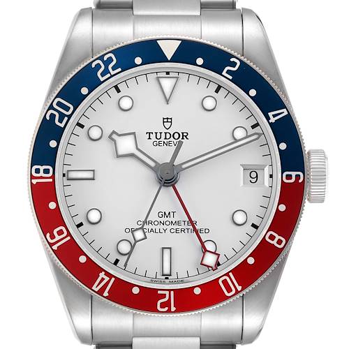 Photo of Tudor Heritage Black Bay GMT Steel Pepsi Bezel Mens Watch 79830RB Box Card