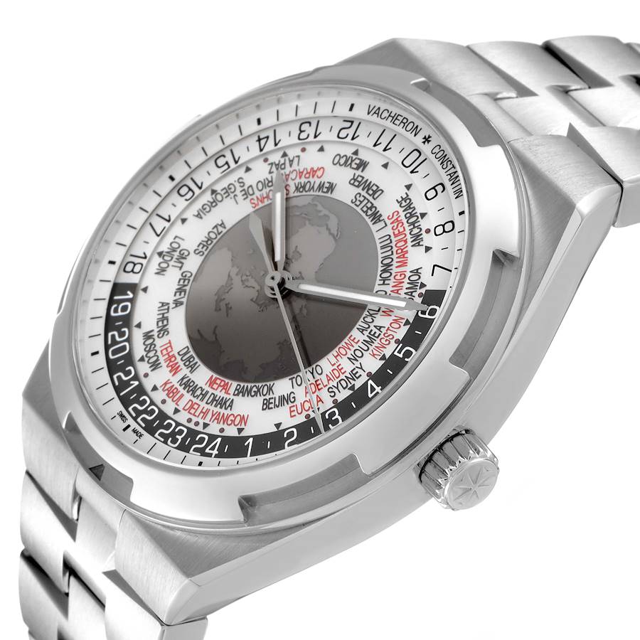 Vacheron Constantin Overseas World Time 43.5 mm Steel Mens Watch 7700V ...