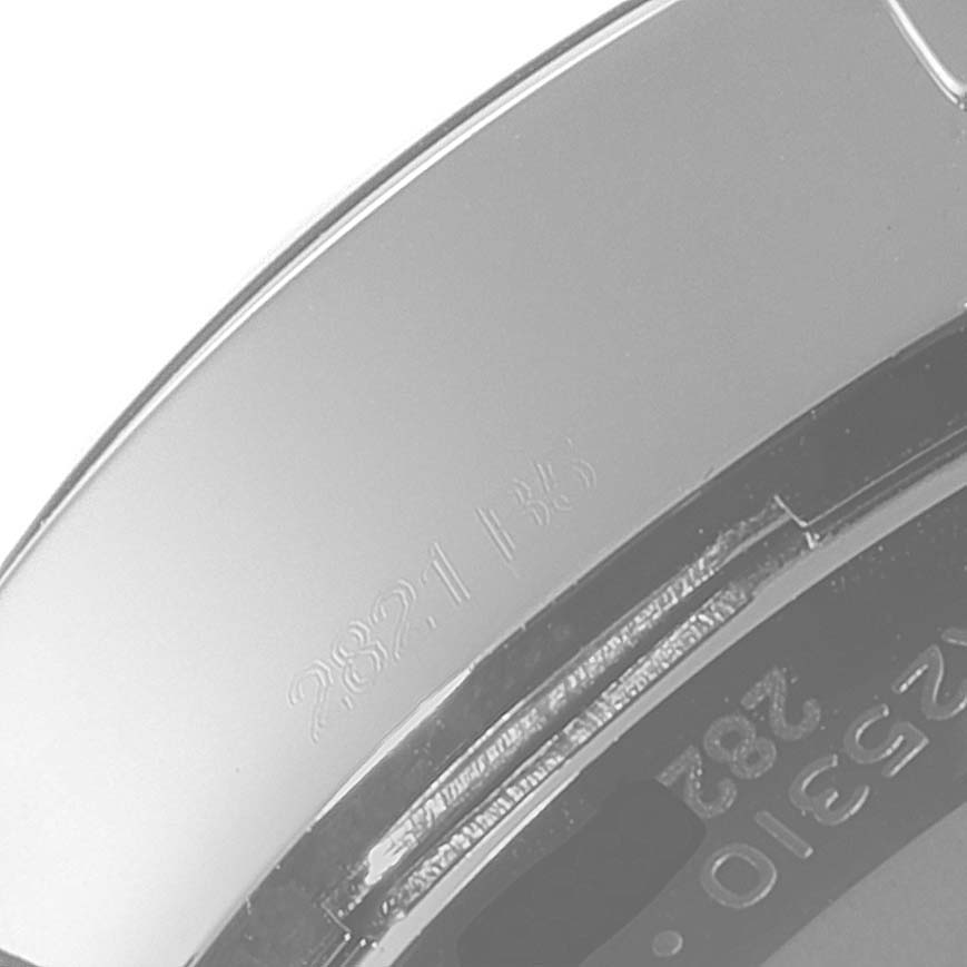 This image shows a close-up of the back casing of the Breitling Limited Series watch.