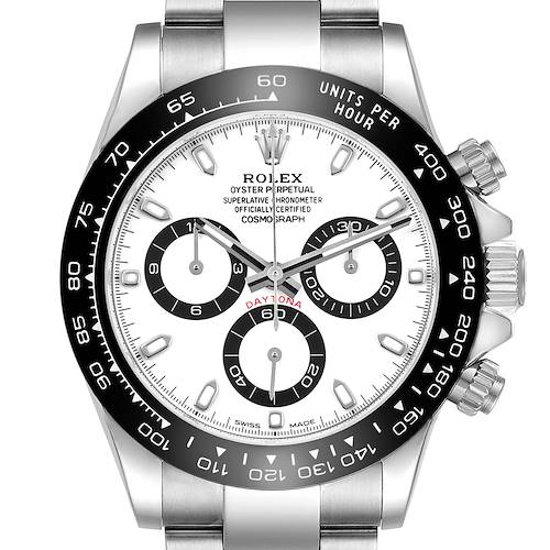 Photo of Rolex Daytona Steel White Panda Dial Ceramic Bezel Mens Watch 116500LN