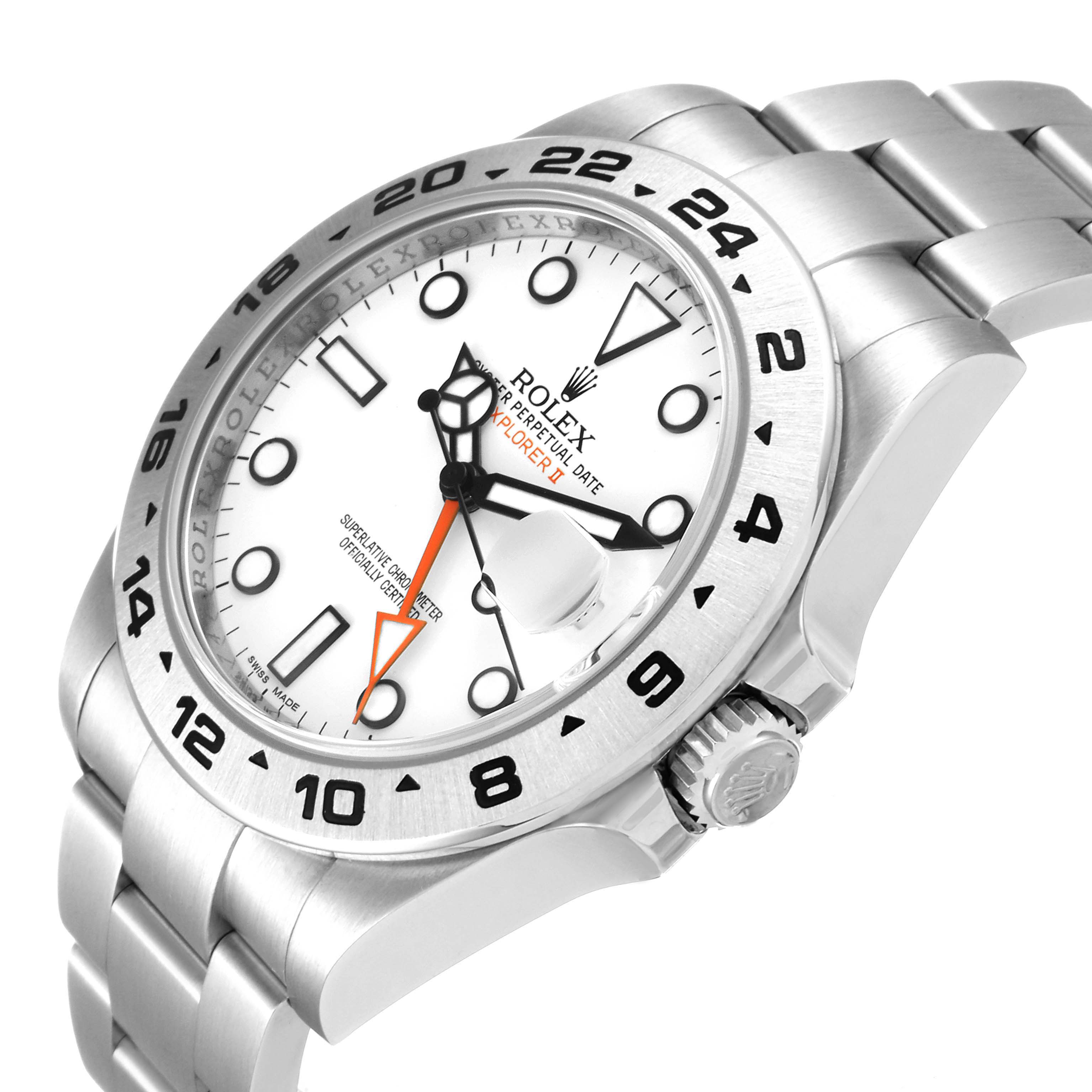 The image shows a Rolex Explorer 216570 Men
s Stainless Steel White Dial 216570 Men
s Stainless Steel White Dial watch model viewed from a slight side angle, highlighting the bezel, dial, and bracelet.