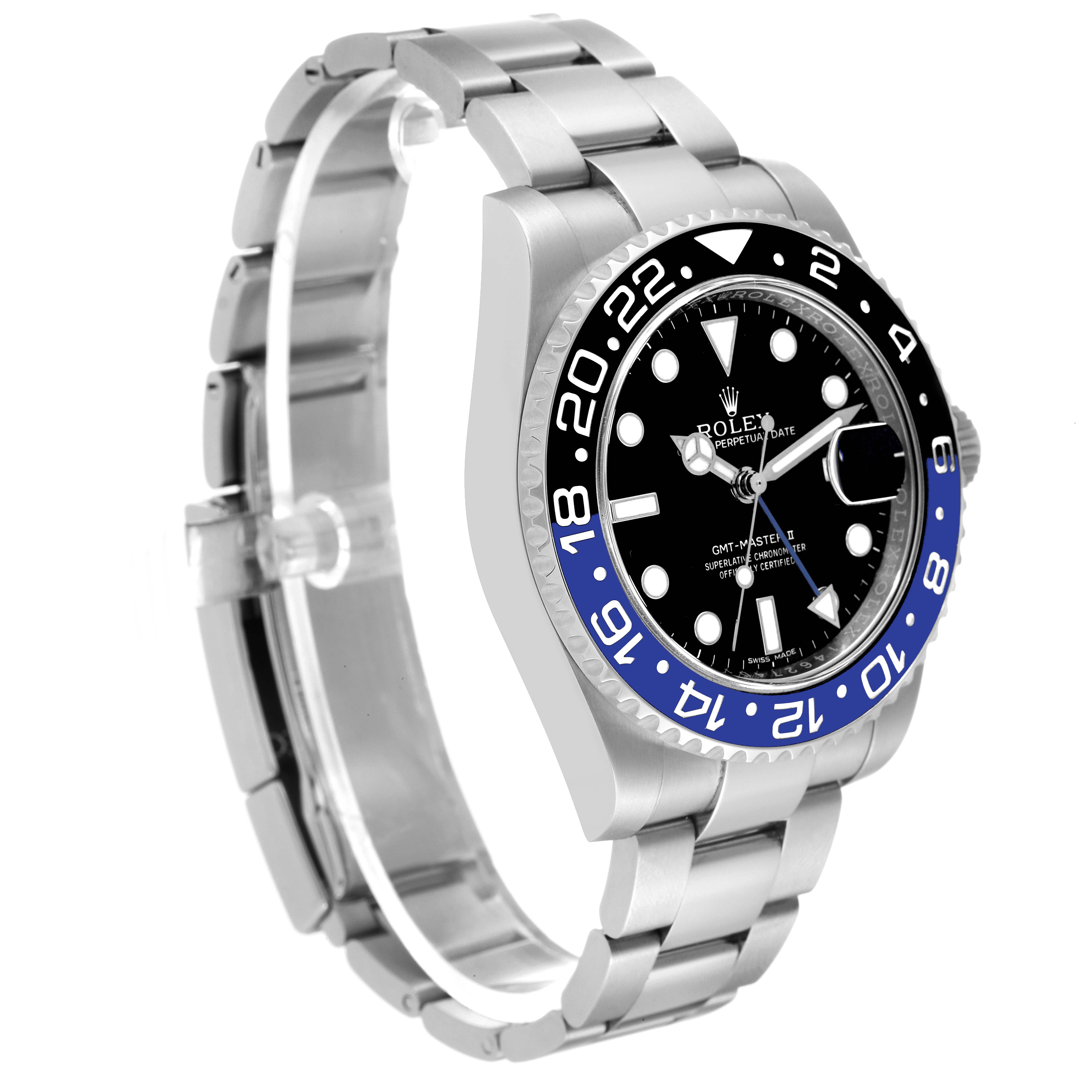 バットマン!!!!!激レア!!!!!!? 44053) Rolex GMT Master II 116710 Ceramic 