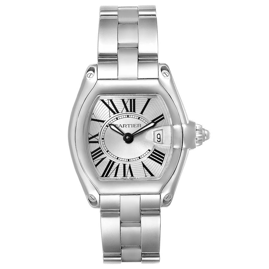 Cartier Roadster Silver Dial Small Model Steel Ladies Watch