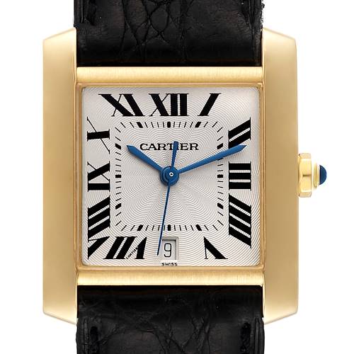 Photo of Cartier Tank Francaise Large Automatic Yellow Gold Mens Watch W5000156
