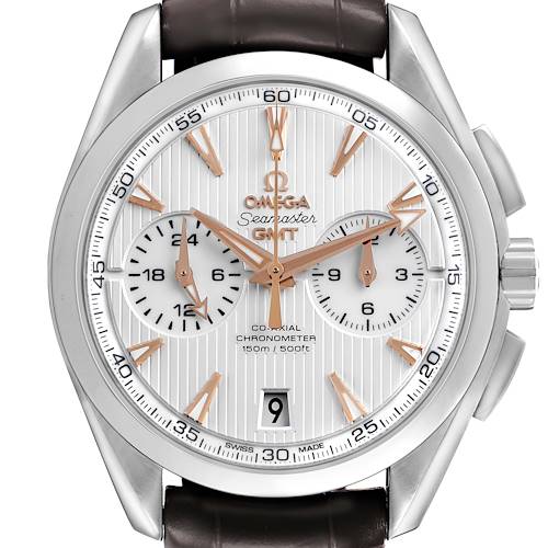 Photo of Omega Seamaster Aqua Terra GMT Steel Mens Watch 231.13.43.52.02.001 Box Card