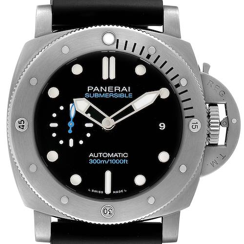 Photo of Panerai Submersible Titanio 1959 3 Days 47mm Mens Watch PAM01305 Box Card